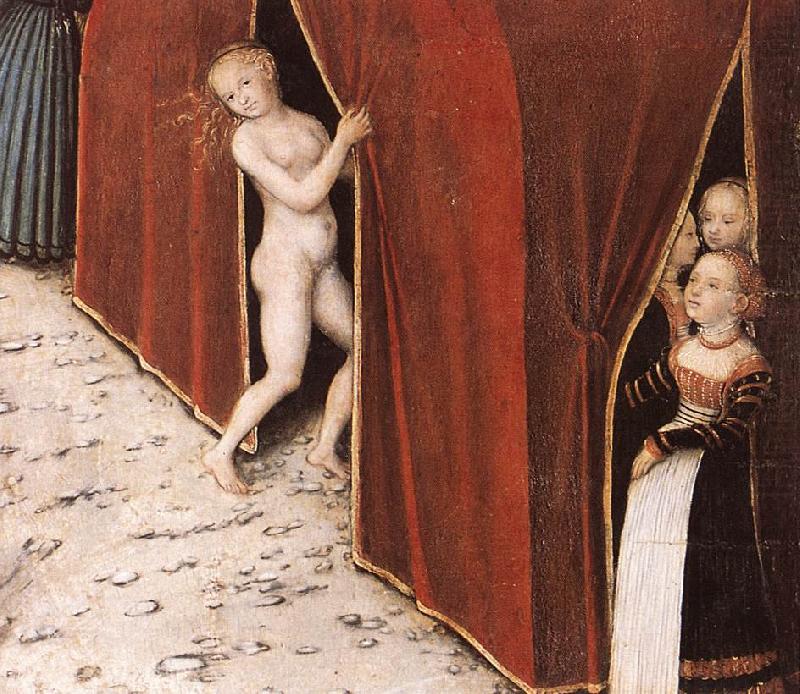 CRANACH, Lucas the Elder The Fountain of Youth (detail)  215 china oil painting image